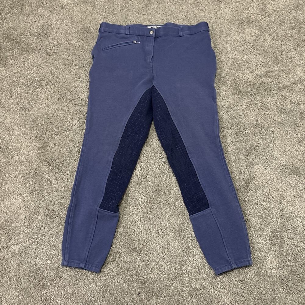 Horze Women Equestrian Horse Riding Breeches Pants Size 30 Blue